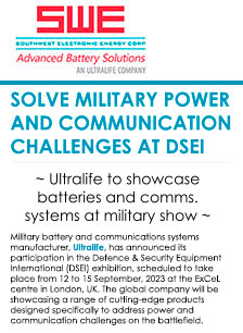 Solve military power and communication challenges at DSEI